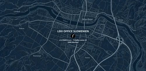 Karte: Leki Office Slowenien, Maribor